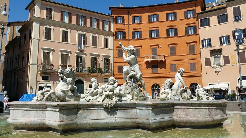 Å˜Ã­m Piazza Navona s Neptunovou fontÃ¡nou