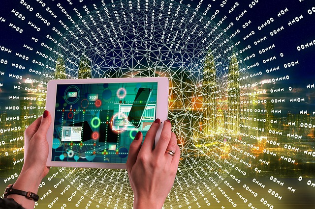 znázornění pohybu na internetu